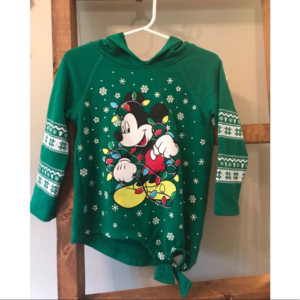 Toddler Disney holiday hoodie | Size 18 Months